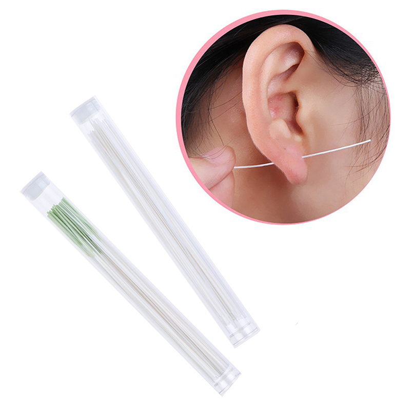 Body Jewelry Cleaner - 60Pcs Herb Solution Paper Floss Ear