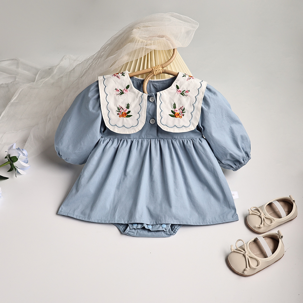 Body Jewelry Plus - Autumn Baby Clothing Solid Pleated Baby