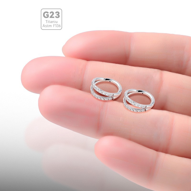 ASTM F136 Titanium Conch Hoop  - Conch Earring Hoop review and price