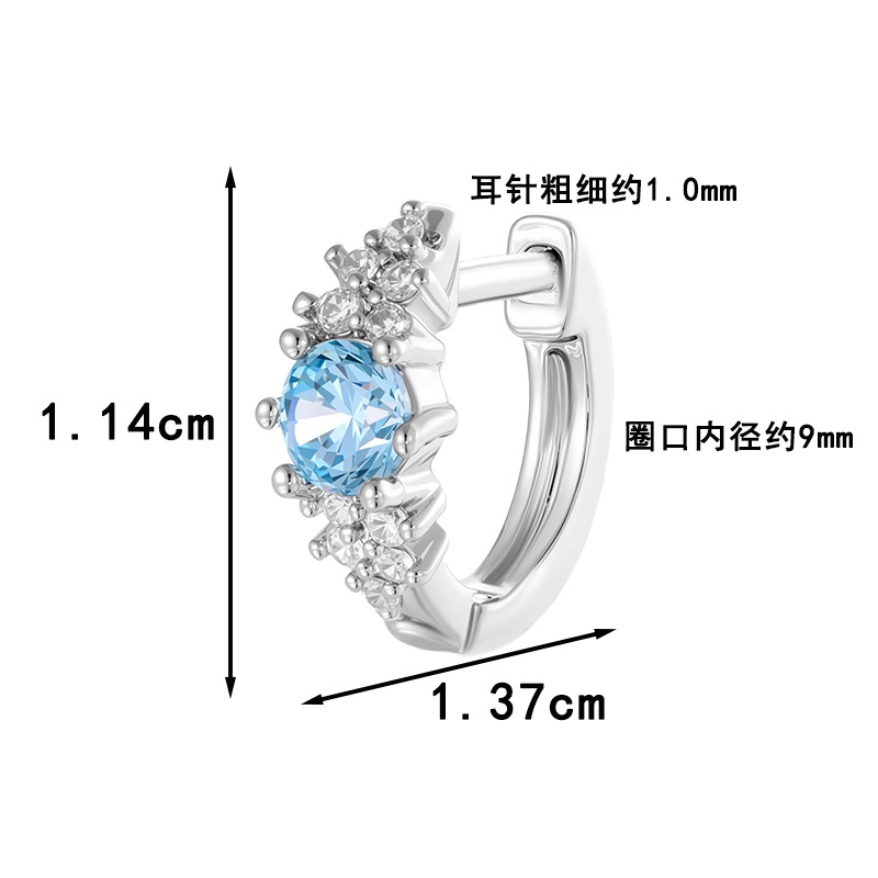 Crystal Cubic Zircon Ear Hoop, - Conch Earring Hoop review and price