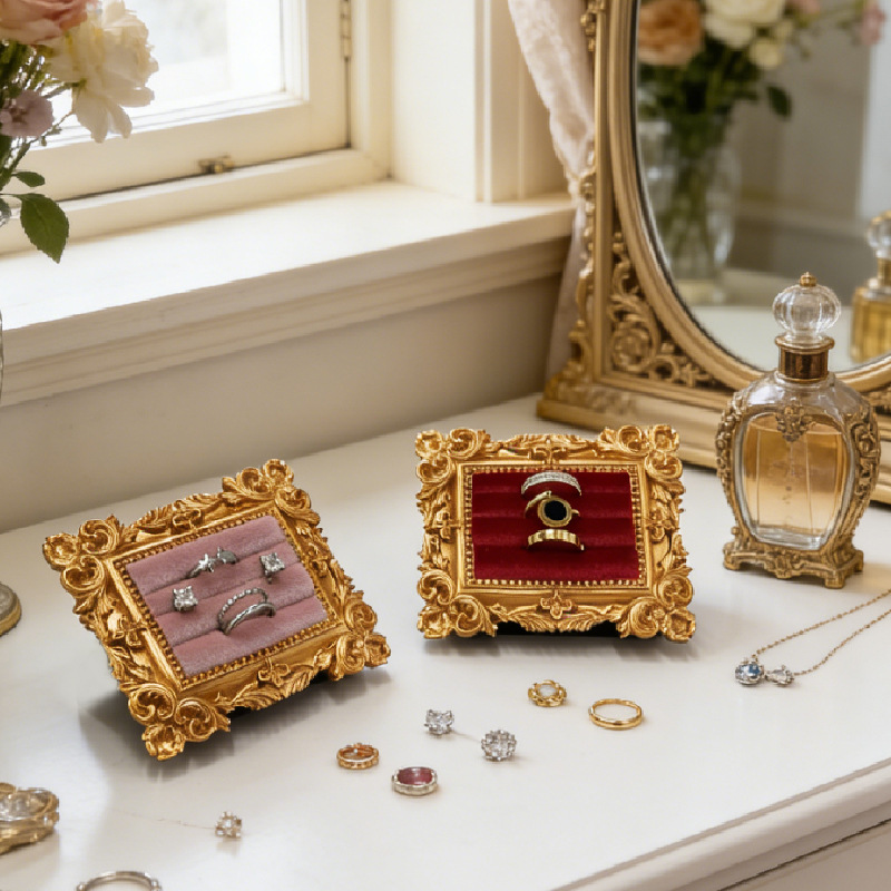 Vintage Picture Frame Ring Dis - Body Jewelry Websites review and price