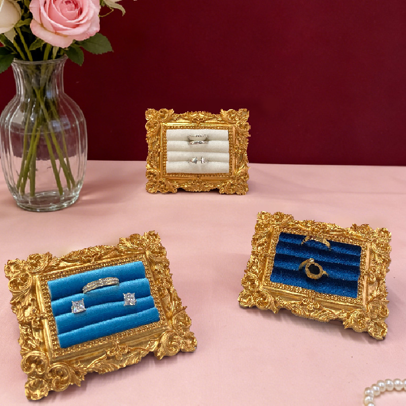 Vintage Picture Frame Ring Dis - Body Jewelry Websites review and price