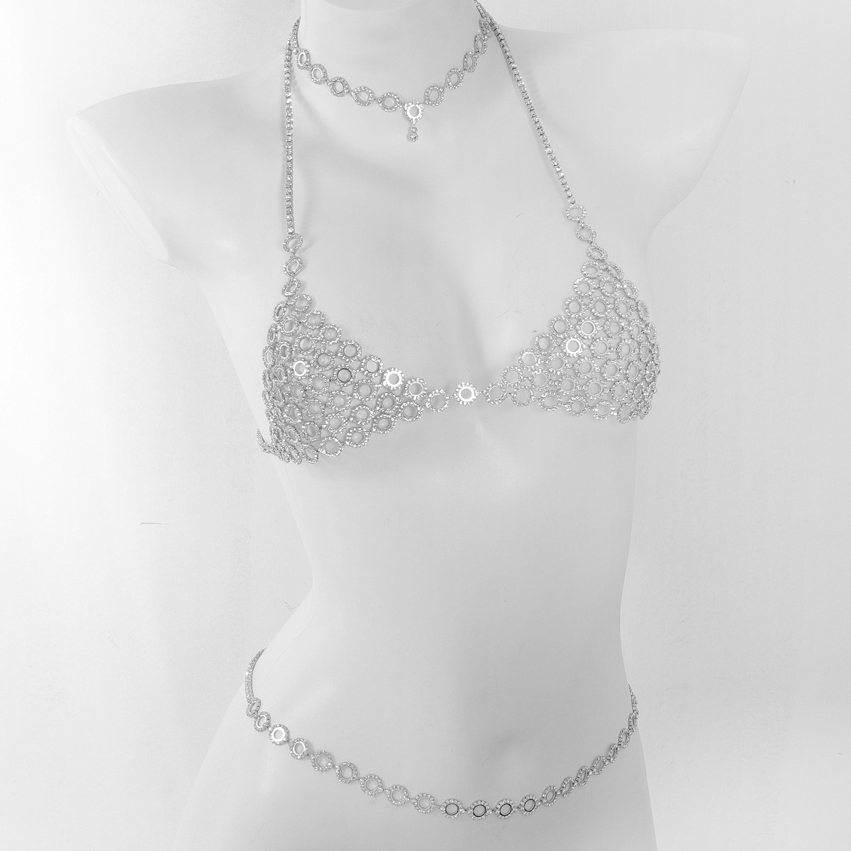 Fashionable Circular Splicing  - Body Jewelry Gold review and price