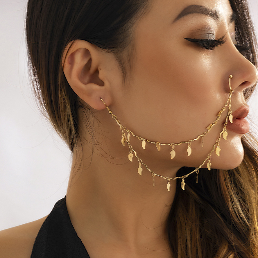 Indian Gold Color Pearl Butter - Body Jewelry Indian review and price