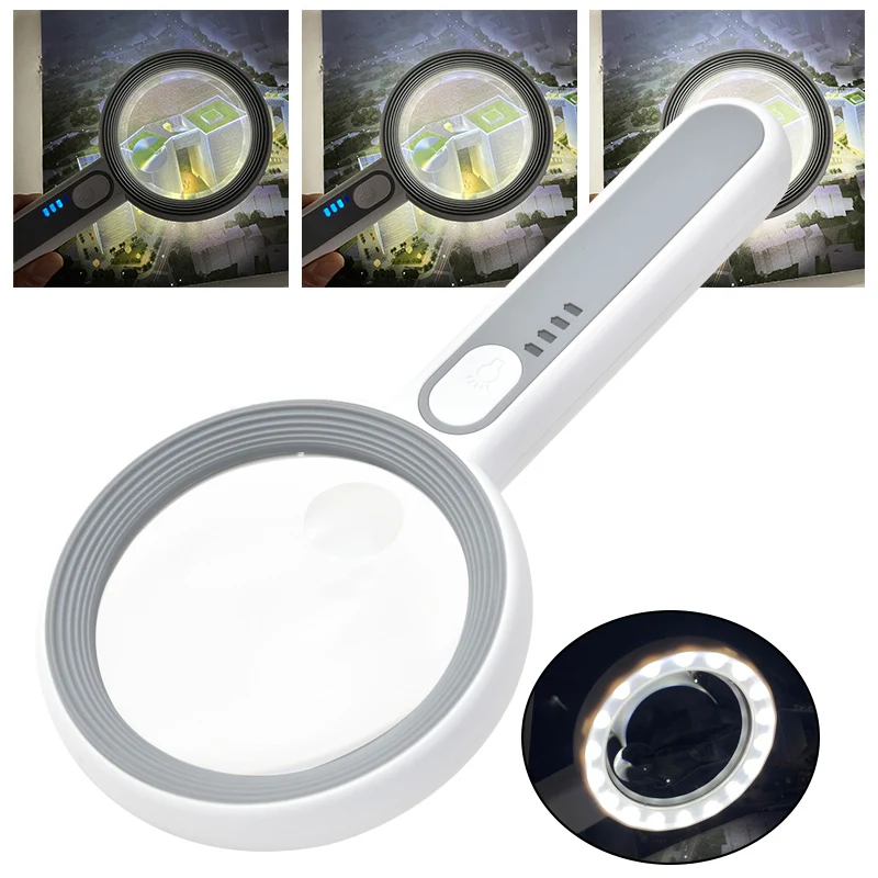 Rechargeable Handheld Magnifie - Body Jewelry Websites review and price