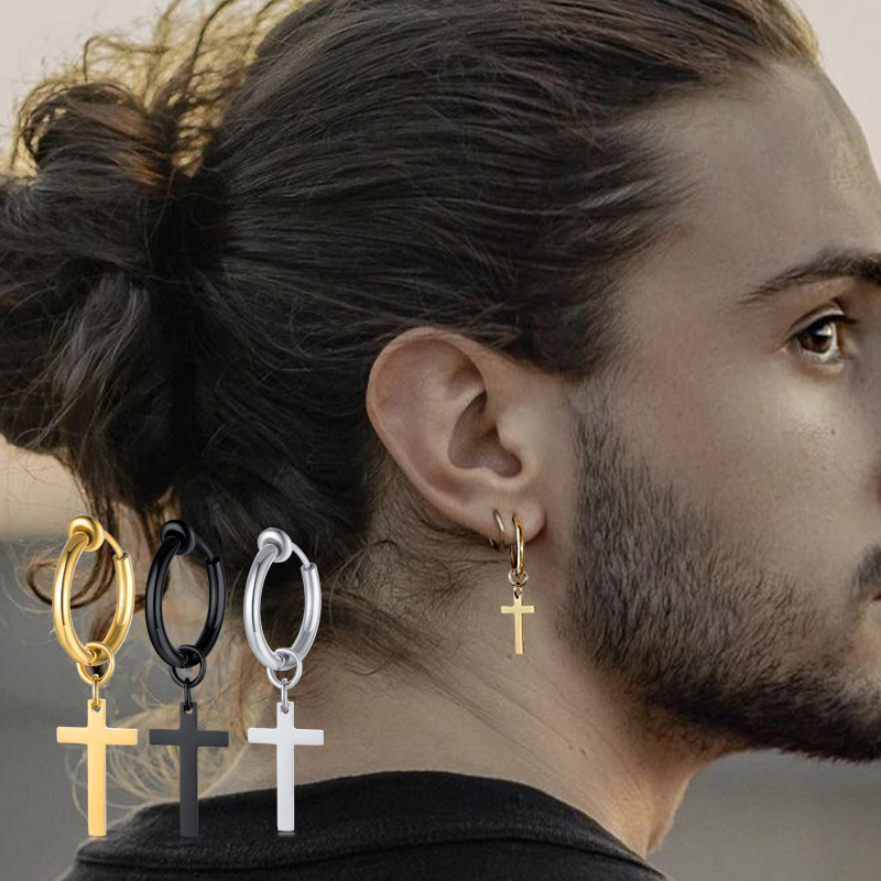 Cross Earrings Mens, Huggie Ho - Conch Earring Hoop review and price