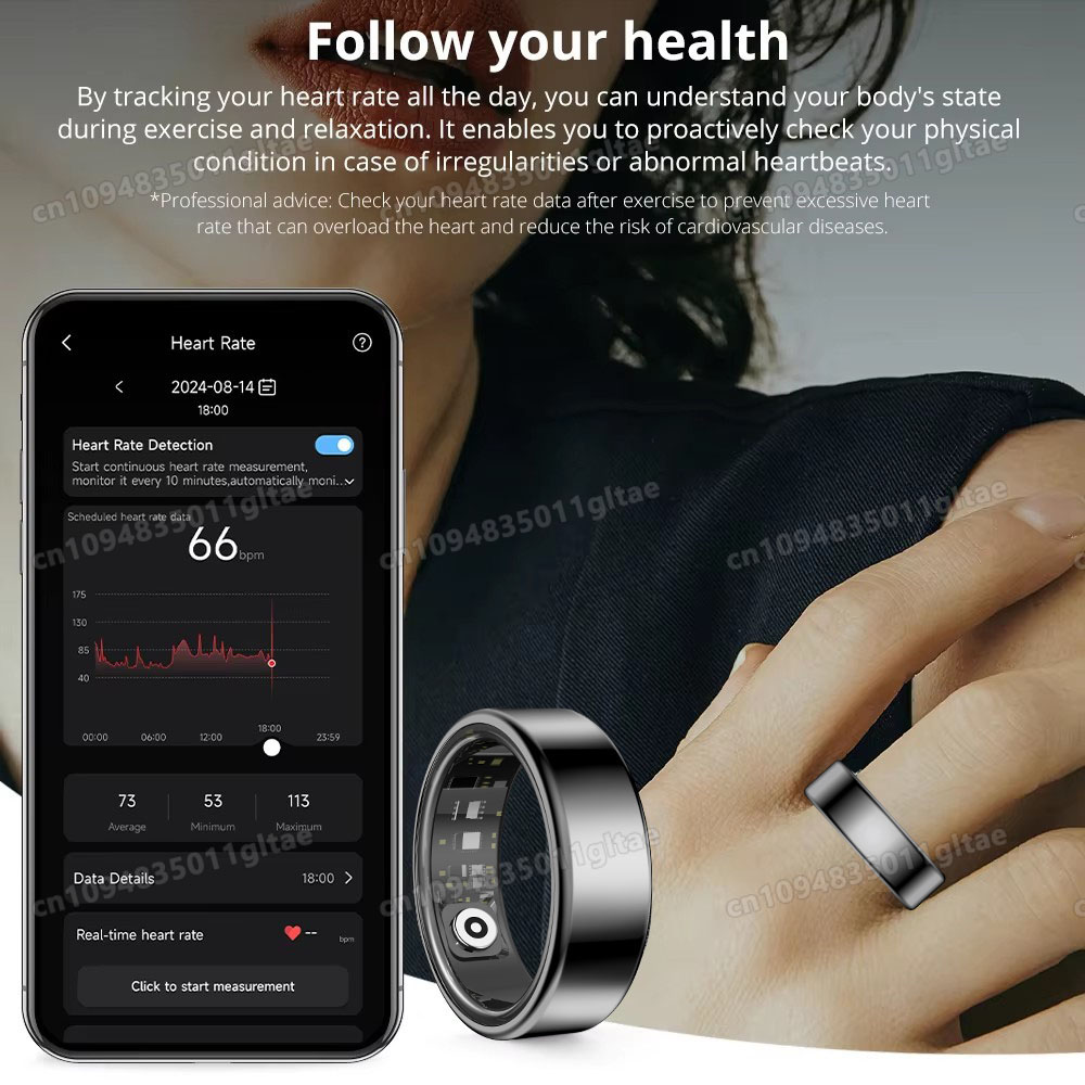 R10 Smart Ring With Charging C - Daith Heart Ring review and price