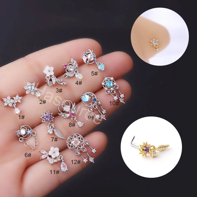 2022 New 1Pcs Fashion 316L Sur - Body Jewelry Indian review and price