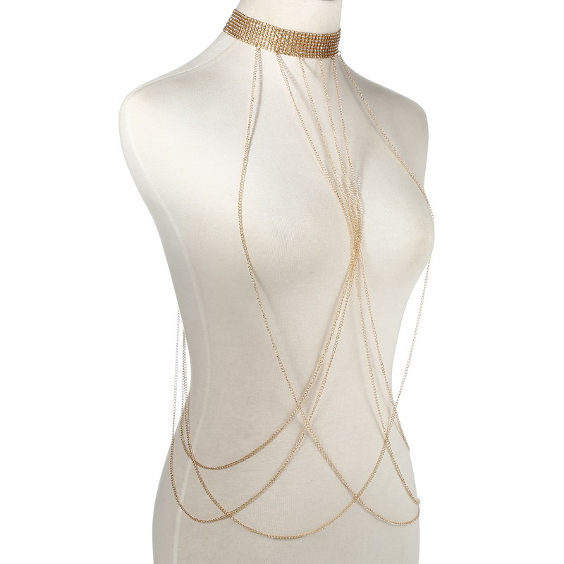 Gold Color Body Chain Women  R - Body Jewelry Gold review and price