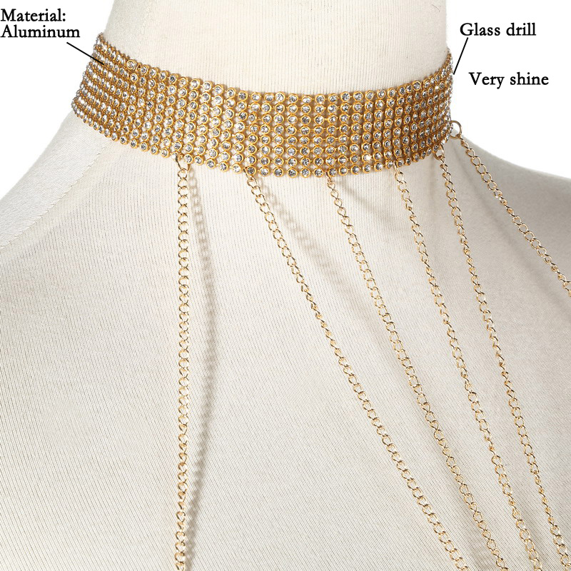 Gold Color Body Chain Women  R - Body Jewelry Gold review and price