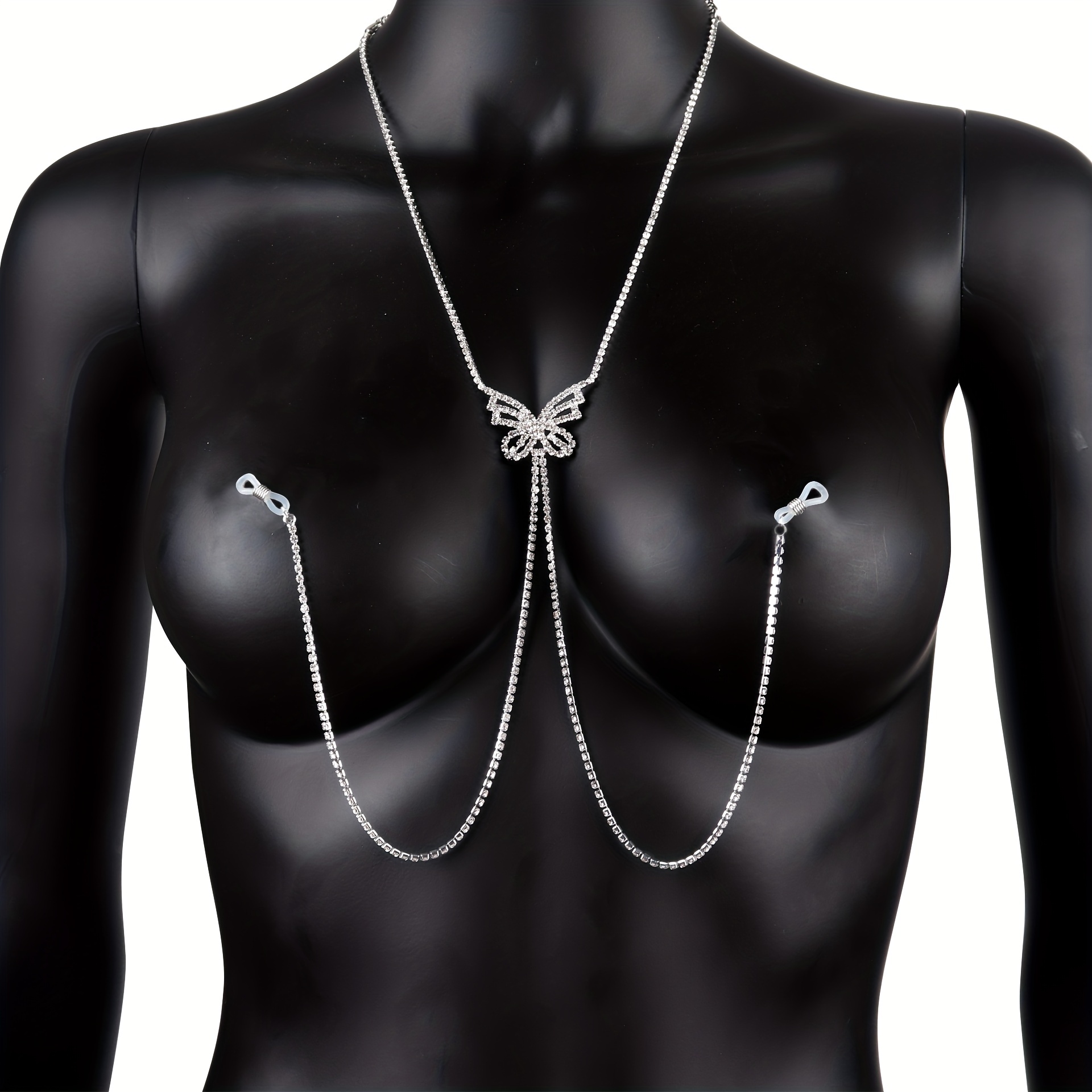 1 pc Tassel Butterfly Nipple C - Body Jewelry Rings review and price