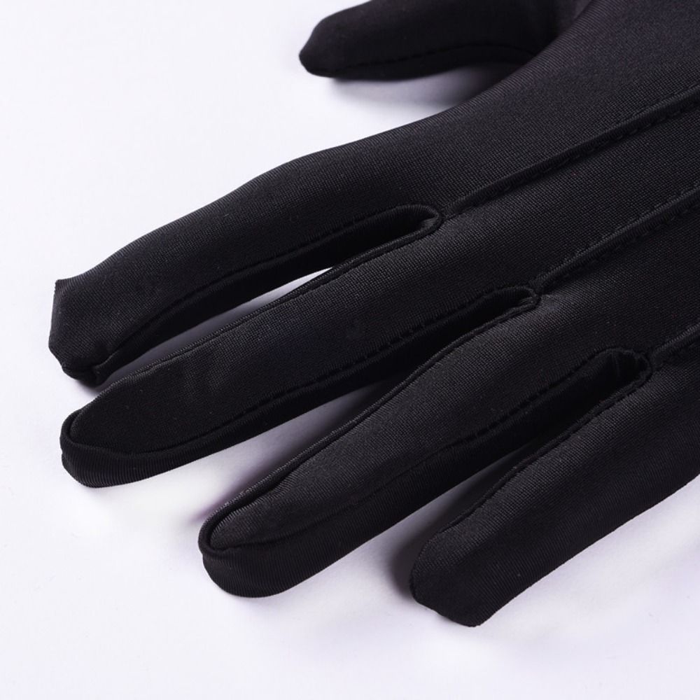 Soft White Cotton Gloves Thin  - Body Jewelry Websites review and price