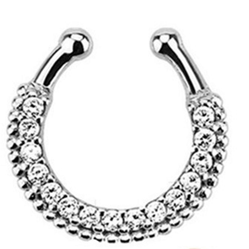 Indian Crystal Snag In The Nos - Body Jewelry Indian review and price