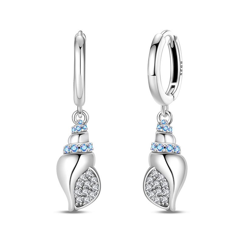 Women Earrings 925 Sterling Si - Conch Earring Hoop review and price