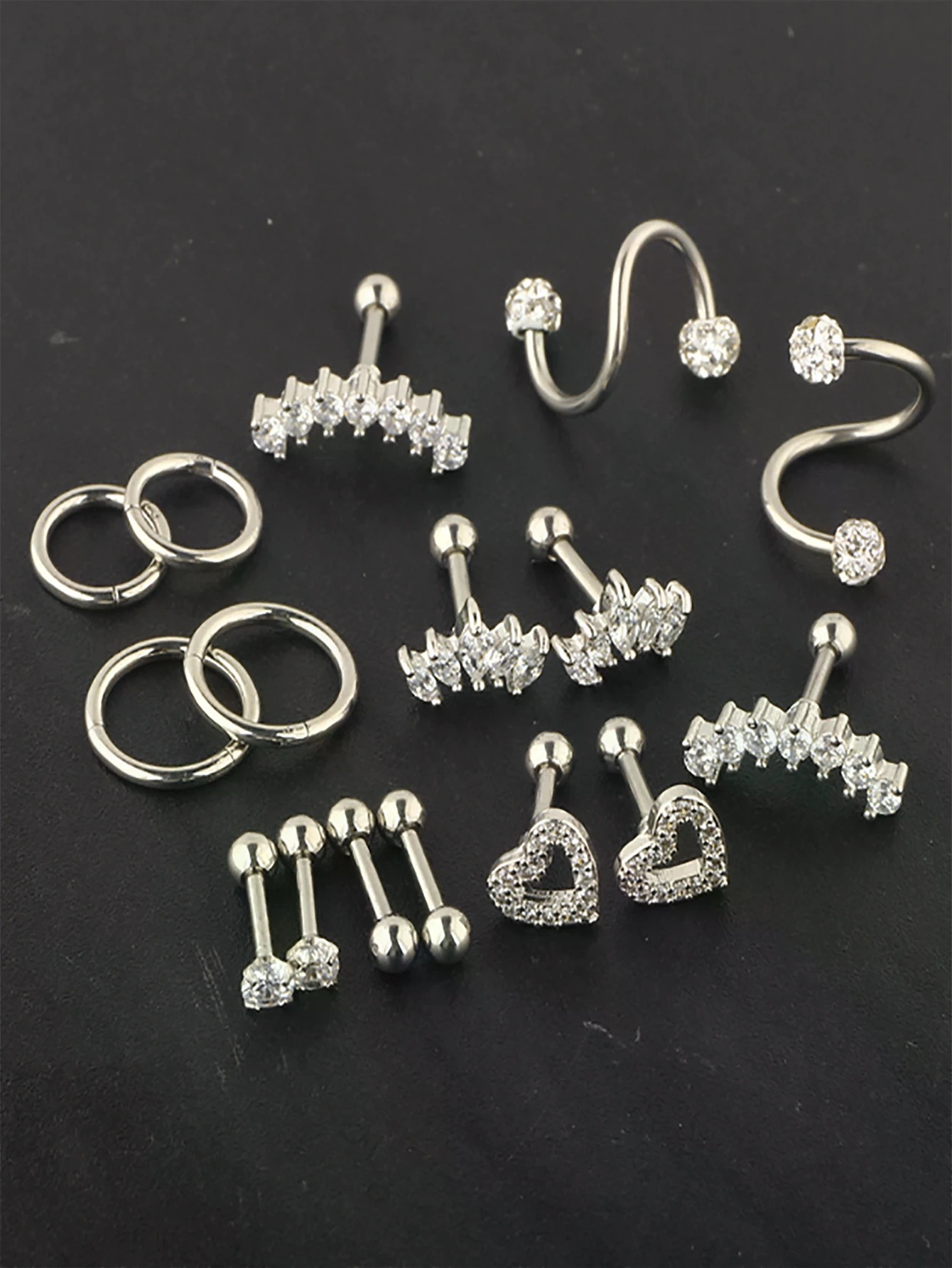 SGIAWETA-16pcs 16G Cartilage E - Conch Earring Hoop review and price