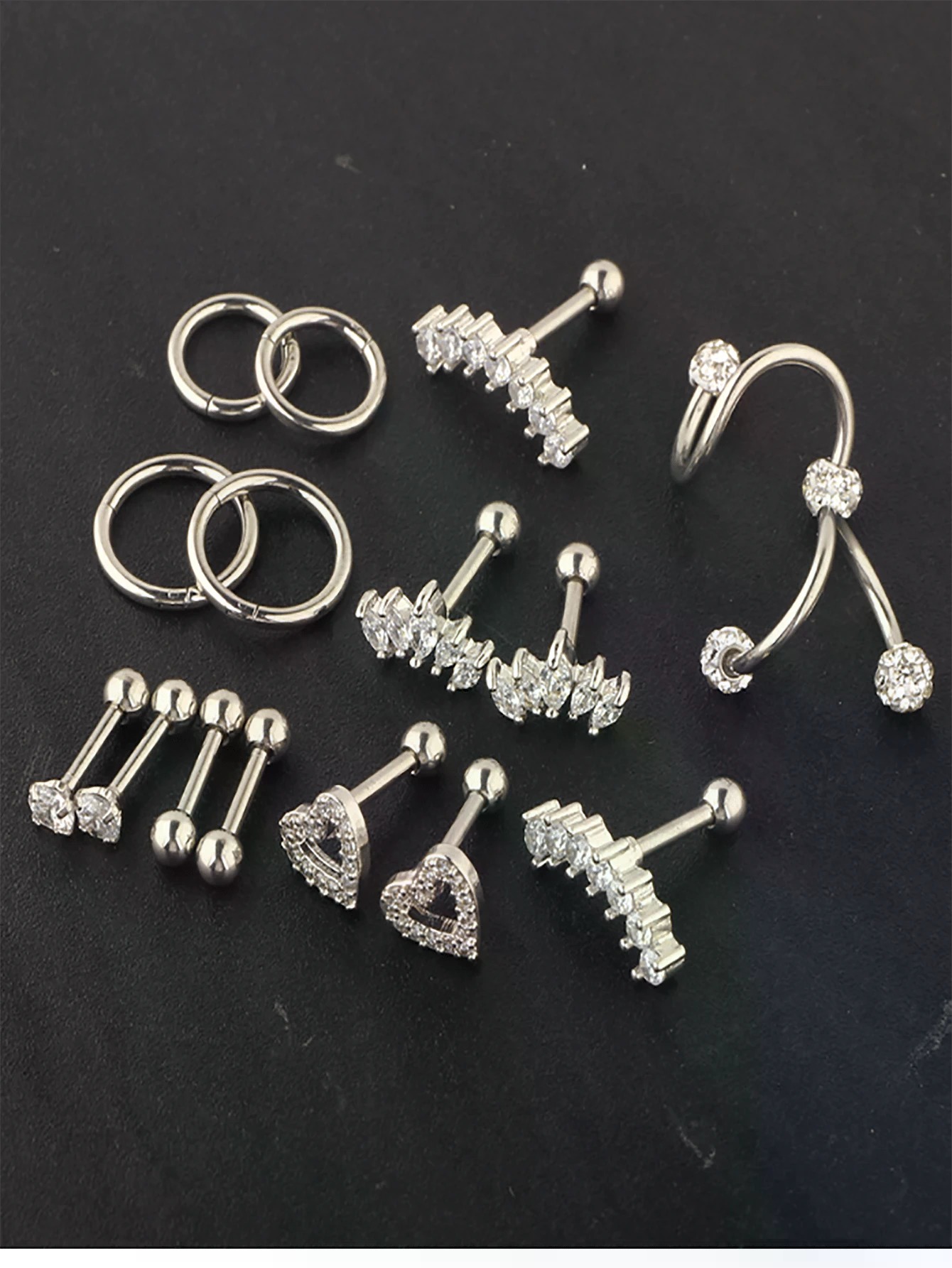 SGIAWETA-16pcs 16G Cartilage E - Conch Earring Hoop review and price