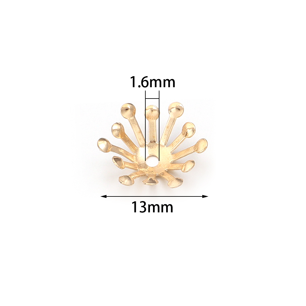 100Pcs Diameter 13MM Gold Colo - Body Jewelry Wholesale review and price