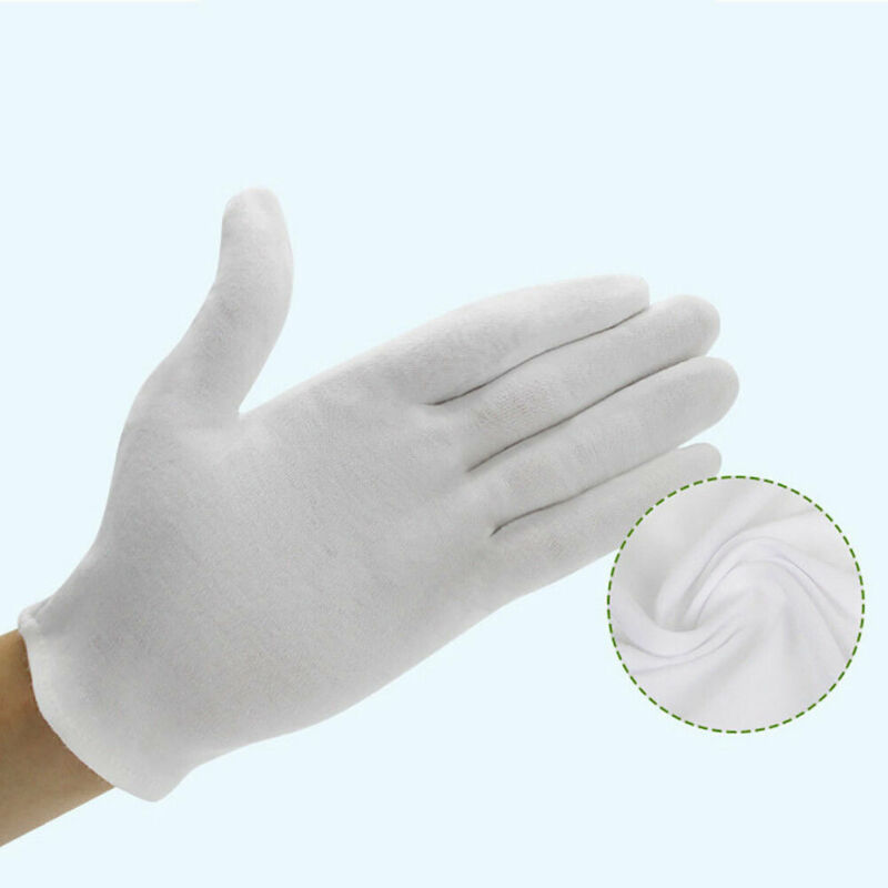 24PCS White Gloves 12 Pairs So - Body Jewelry Websites review and price