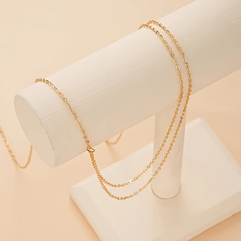 1Double-layer gold metal waist - Body Jewelry Gold review and price