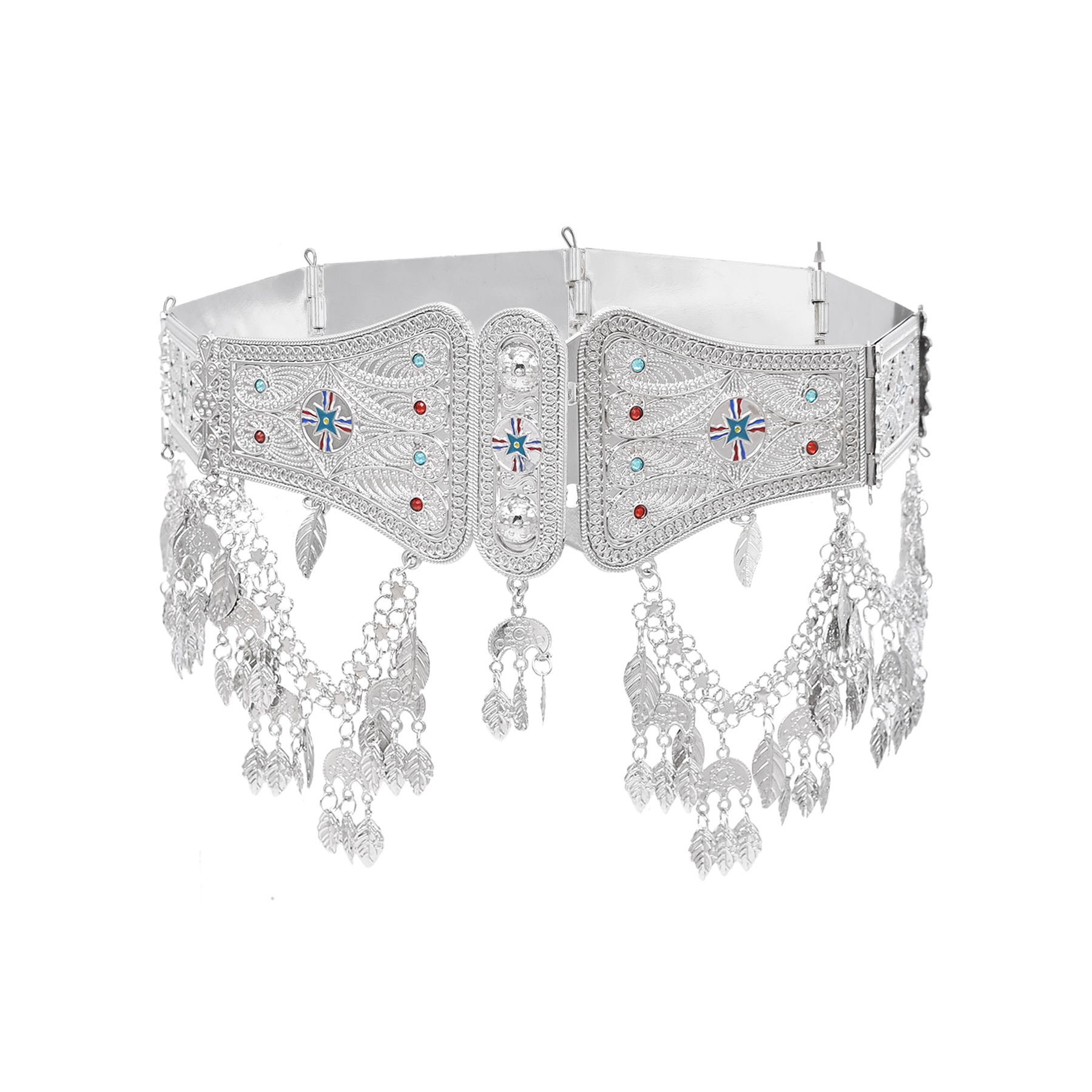 Silver Plated Moroccan Caftan  - Body Jewelry Indian review and price