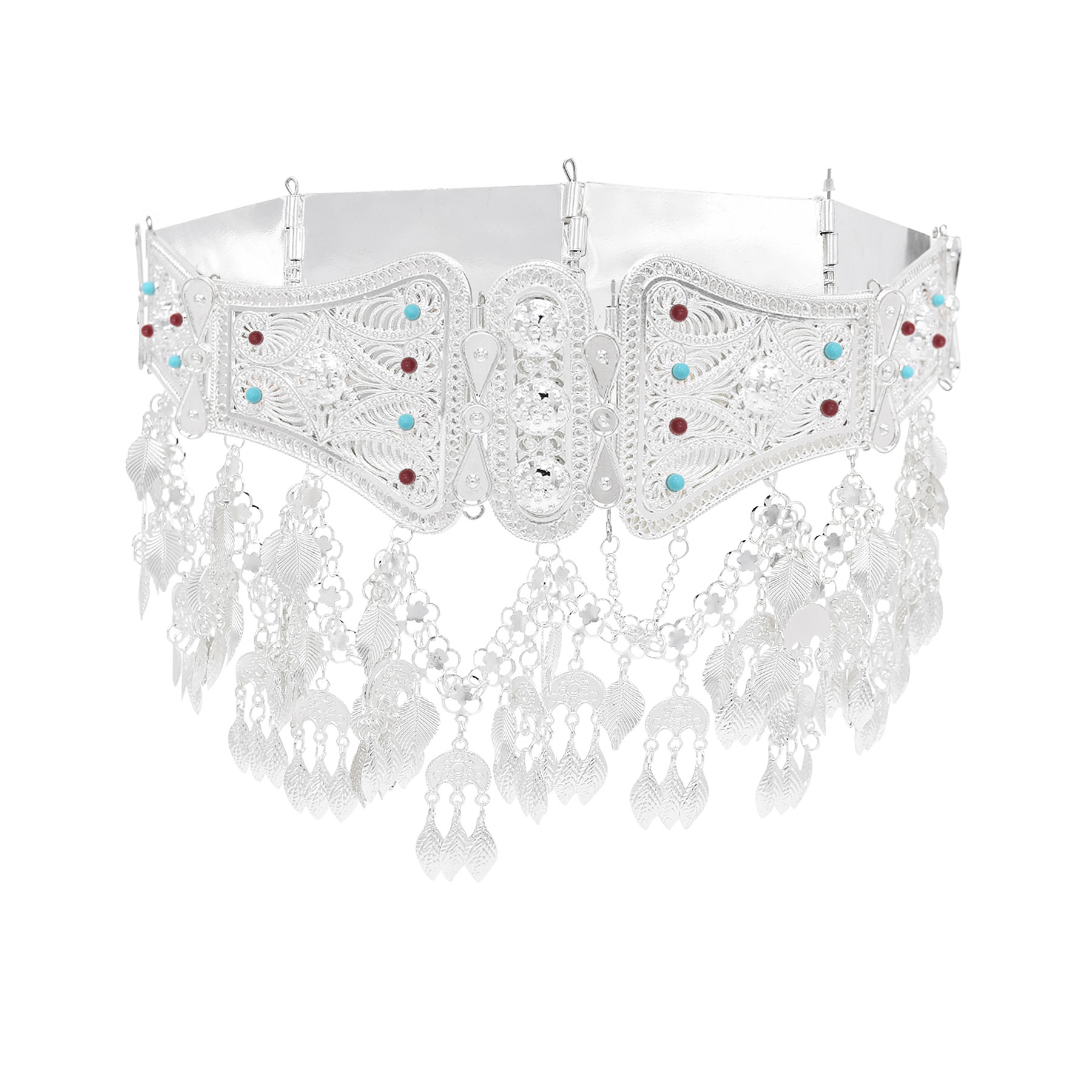 Silver Plated Moroccan Caftan  - Body Jewelry Indian review and price
