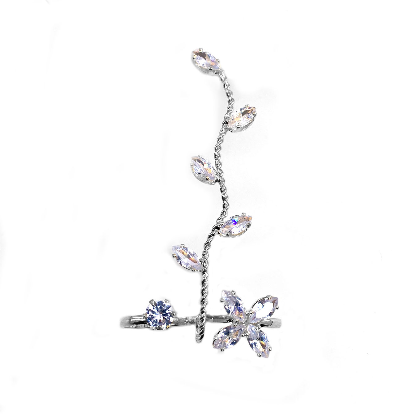1pc Exquisite Zircon Foot Ring - Body Jewelry Rings review and price