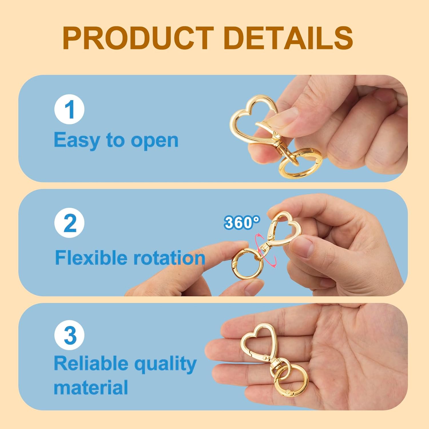 5/10/20/40 Sets Double Opening - Daith Heart Ring review and price